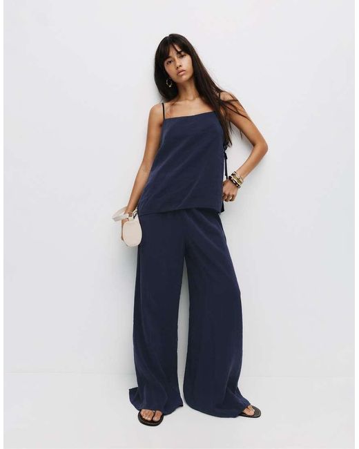 Pull&Bear Rustieke Broek in het Blue