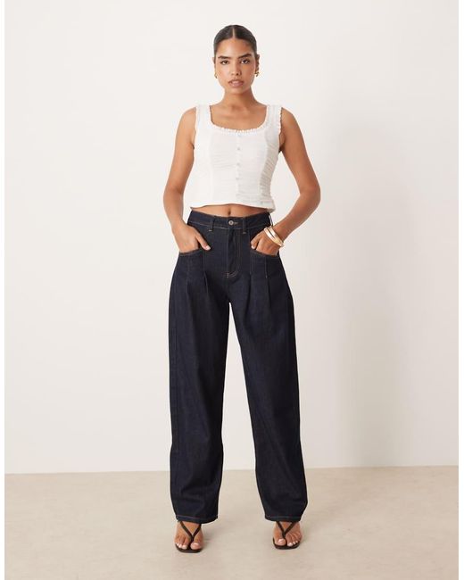 ASOS White Milkmaid Button Front Crop Top