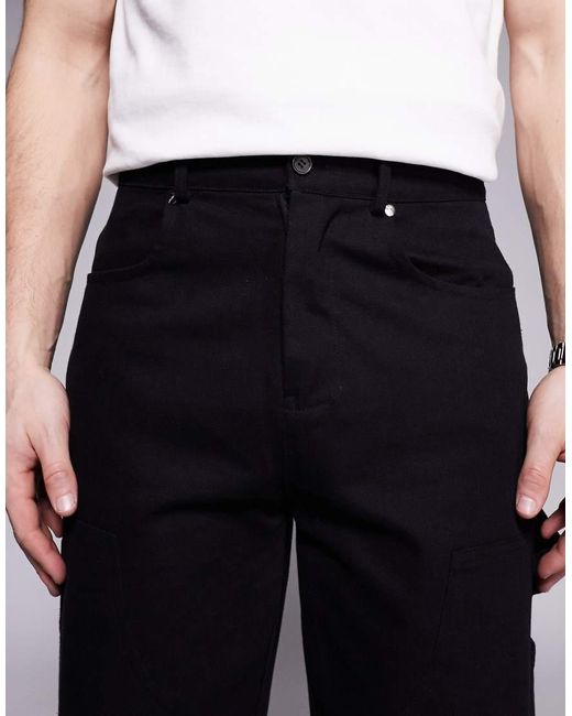 Sixth June Black Carpenter Jeans for men