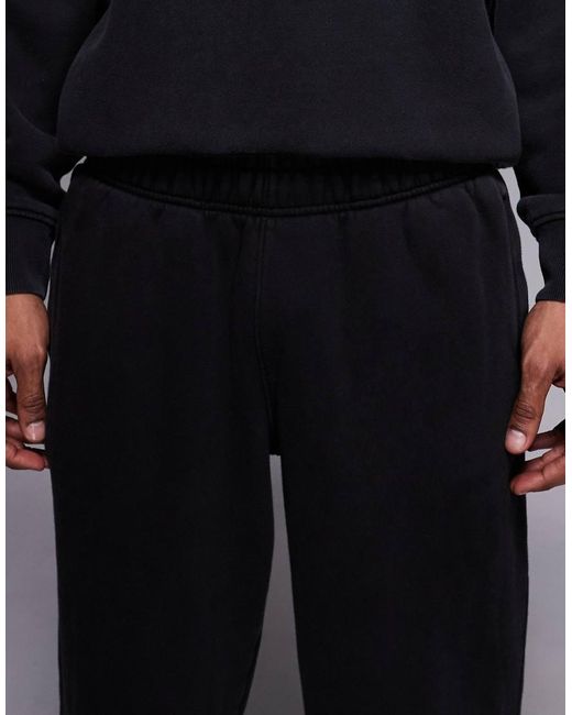4505 Blue Icon Rest Day Heavyweight 440Gsm Cotton Cuffed Jogger With Zip Pockets for men