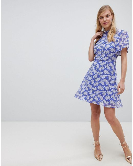 oasis ditsy tea dress