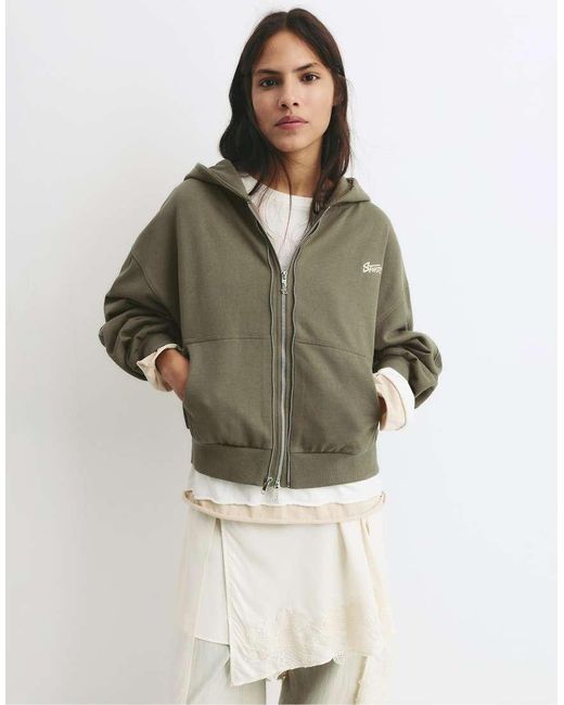 Pull&Bear Multicolor Double Zip Hoodie