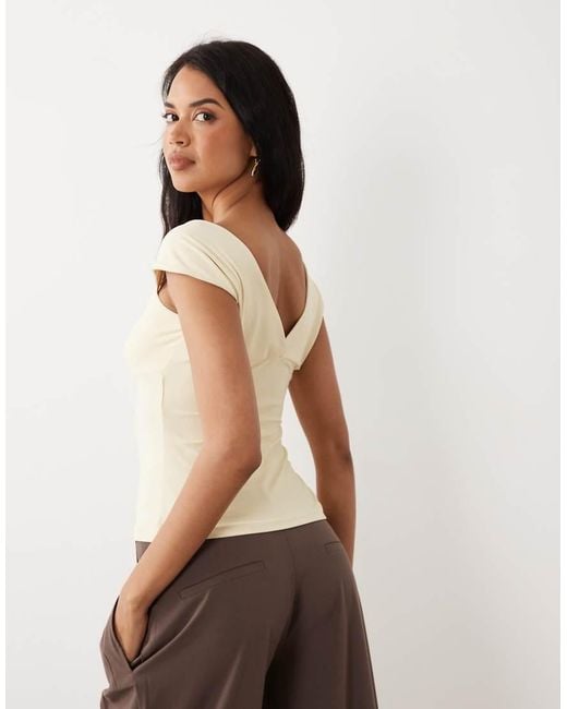 ASOS White Polyamide Bandeau