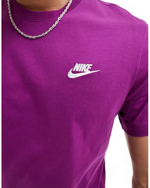 Nike Purple Club T-shirt for men