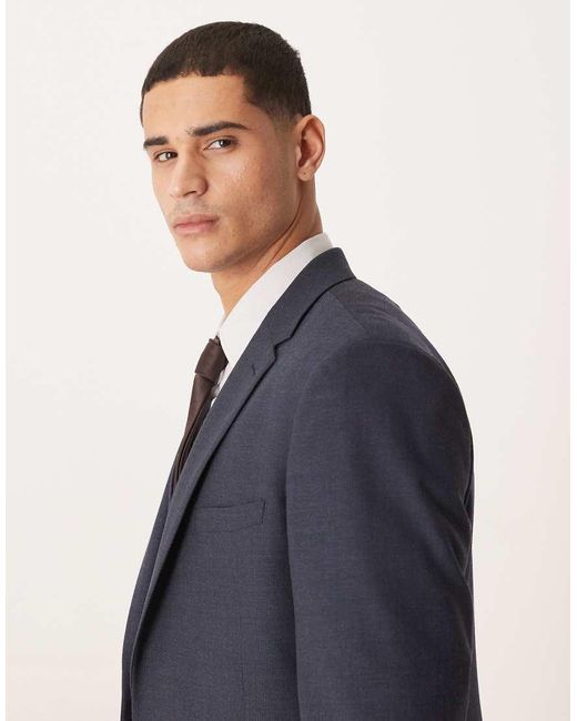 ASOS Blue Slim Suit Jacket for men