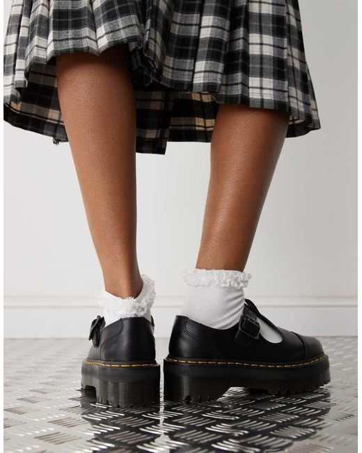 Dr. Martens White Bethan Mary Jane Shoes