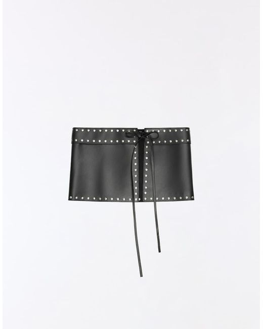 Bershka Blue Studded Clutch Belt