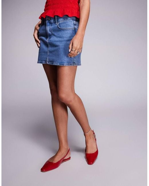 River Island Red Slingback Ballet Flat