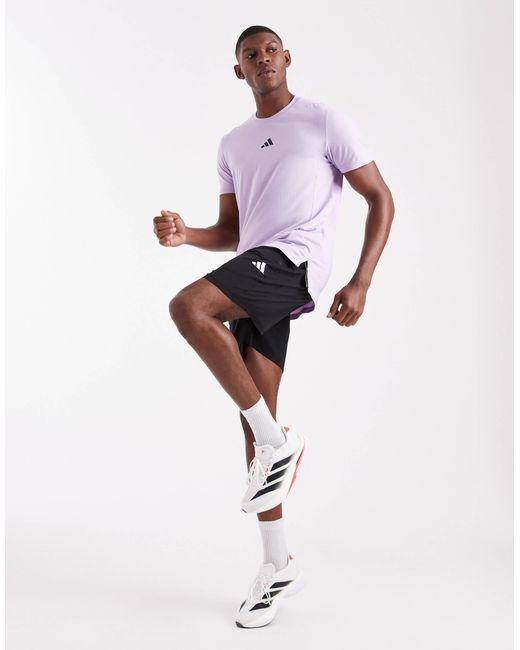 Adidas training - t-shirt d4t - prune poudré Adidas Originals pour homme en coloris Purple