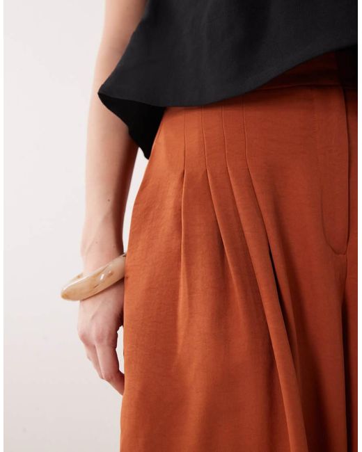 Miss Selfridge Orange Tailored Balloon Trouser