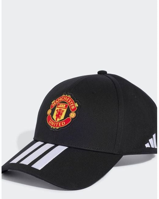 Adidas Originals Black Manchester United Baseball Cap