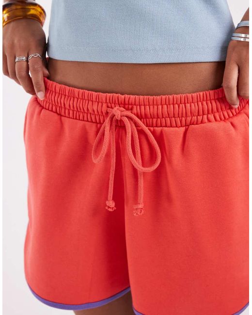 ASOS Red Runner Short