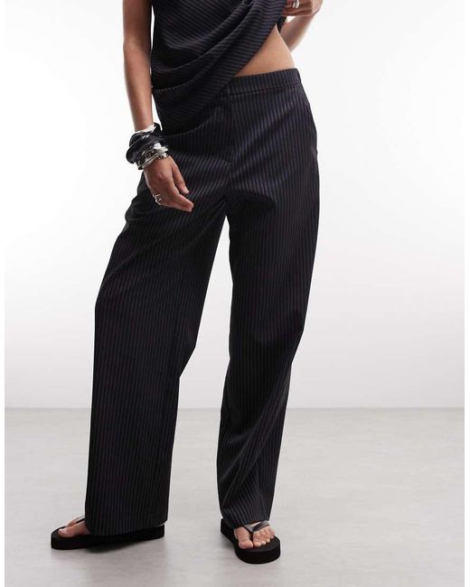 Collusion Blue Wide Leg Trouser