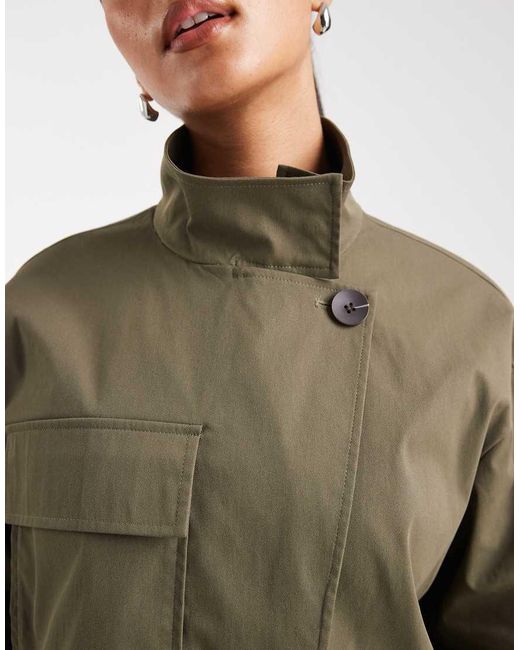ONLY Green Asymetric Short Trench