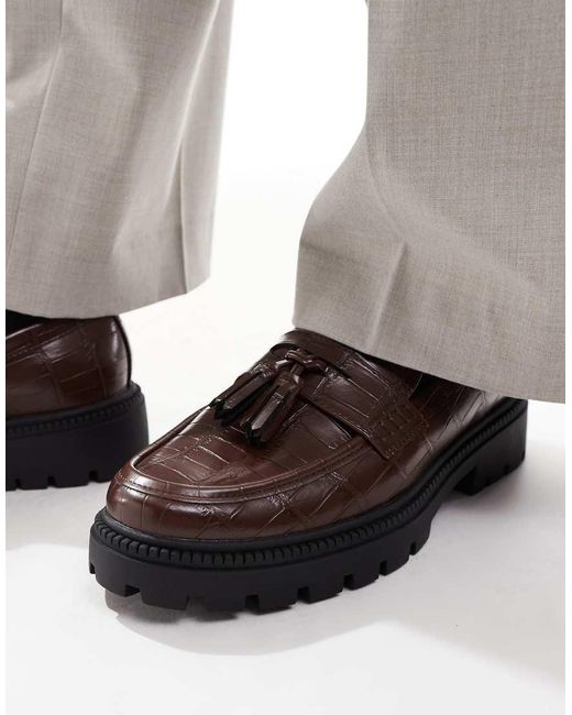 ASOS Brown Loafers for men
