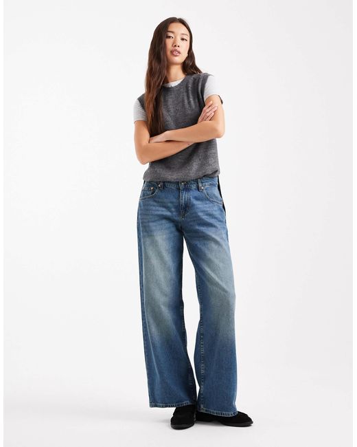 Vero Moda Gray – langer strickpullunder