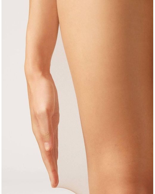 Calzedonia White 8 Denier Resistant Sheer Tights
