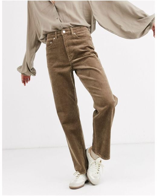 Weekday Row Corduroy Pants | Lyst