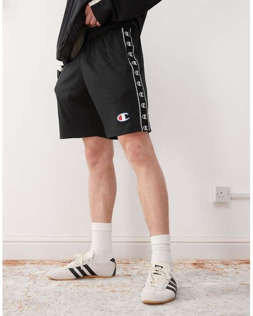 Champion Black Bermuda Shorts for men