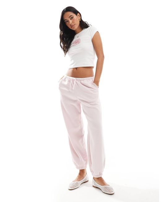 Hollister White – jogginghose