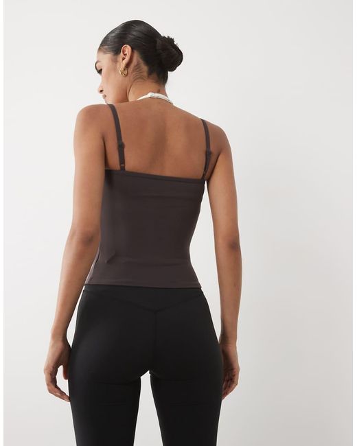 Tala Brown Double Layer Vest