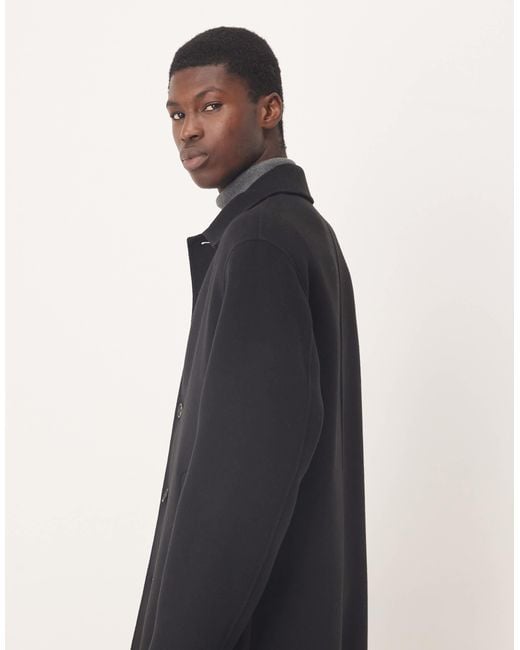 ARKET Blue Pure Wool Double Layer Overcoat for men