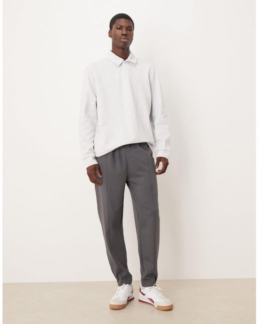 ASOS – schmal zulaufende jogginghose in Gray für Herren