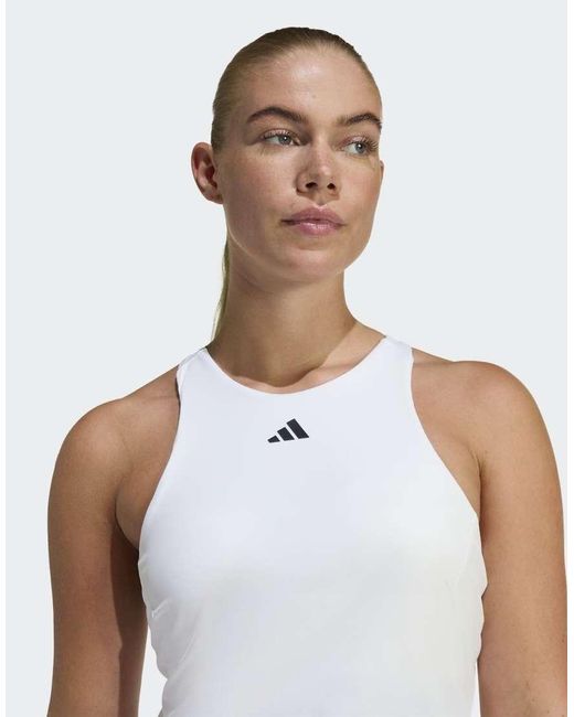 Adidas Originals White Tennis Climacool Y-Tank