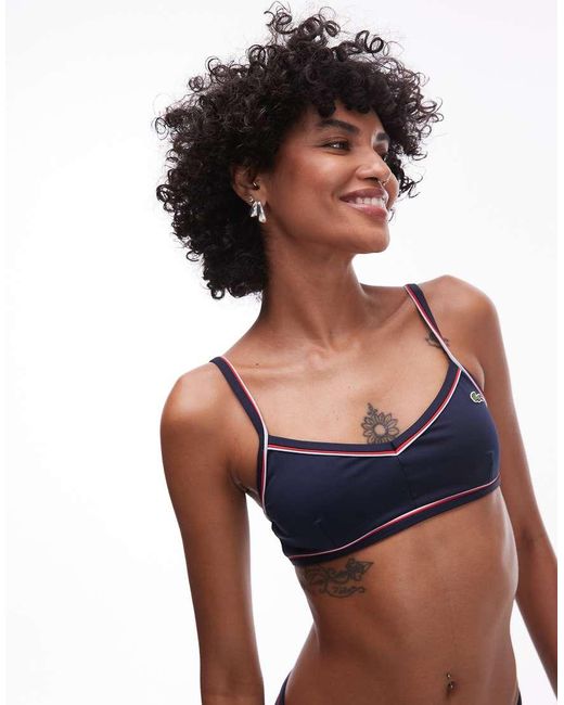 Lacoste Bikinitop in het White