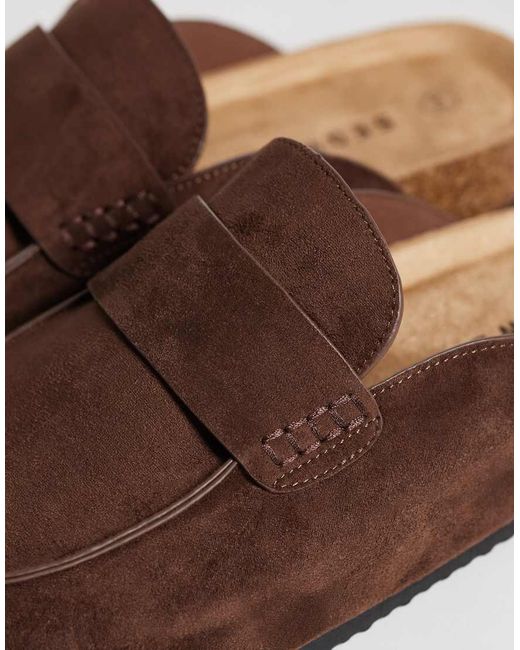 Mule Estilo Mocasín Sin Cordones Soda En Marrón SEQWL de color Brown
