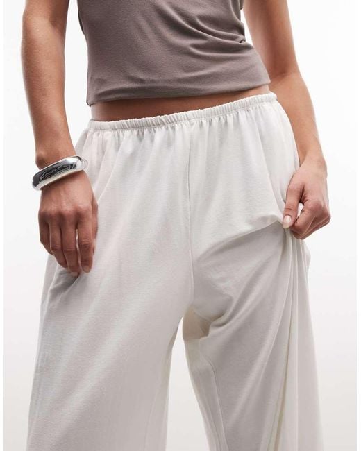 Weekday White Balloon Fit Trousers