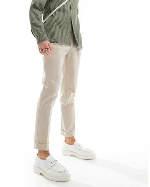 Pantalon chino élégant coupe ajustée ASOS pour homme en coloris Green