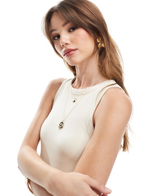 Stradivarius Yellow Racer Vest