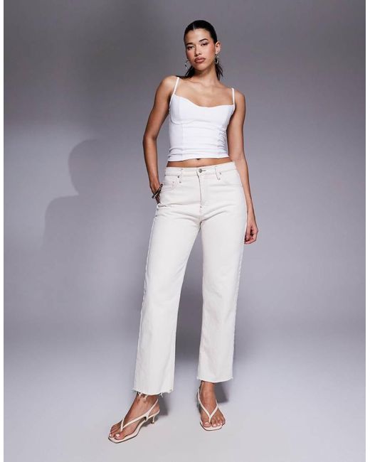 GOOD AMERICAN Purple Good Standard Straight Jeans