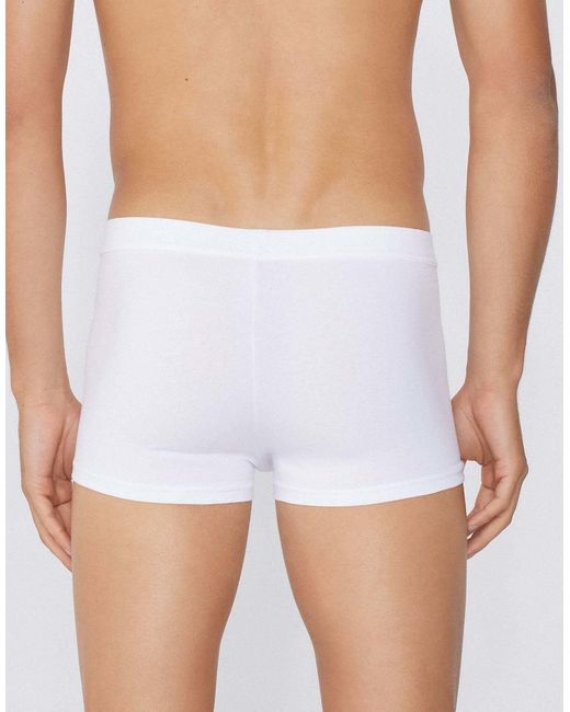 Tezenis White Stretch Cotton Boxers for men
