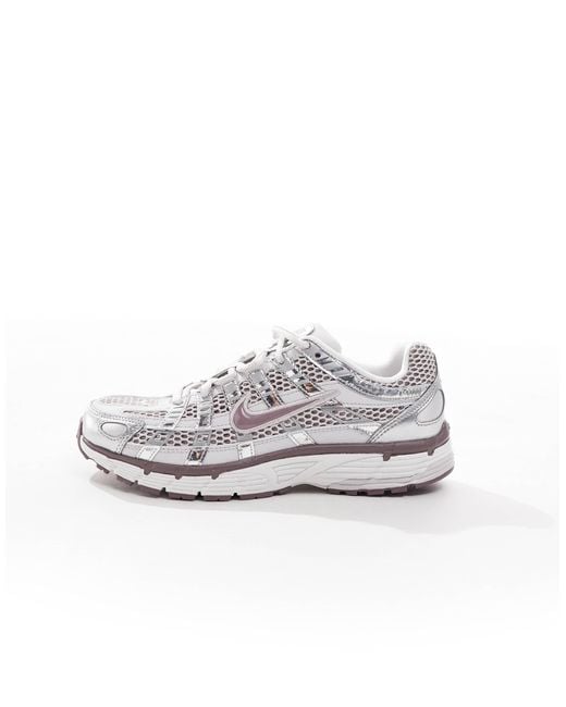 Nike Gray P-6000 Unisex Trainers