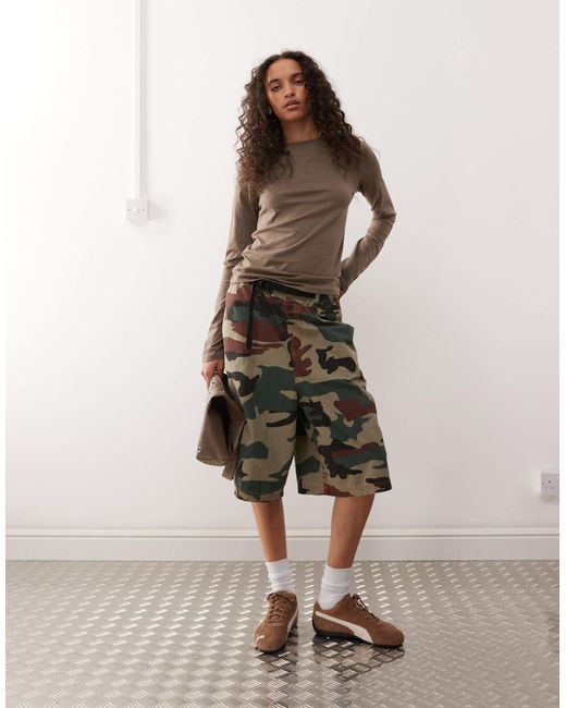 Weekday Brown Super Soft Long Sleeve Top