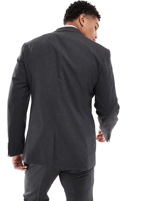 ASOS – schmal geschnittene anzugjacke in Black für Herren