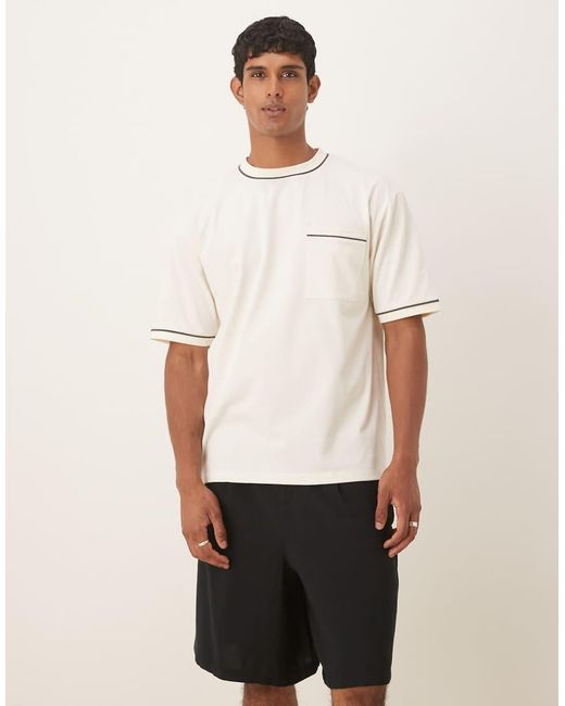 Pantaloncini Taglio Lungo Eleganti Dritti Neri di ASOS in Natural da Uomo