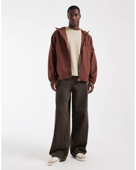 Barbour Brown Re-engineered Showerproof Jacket for men