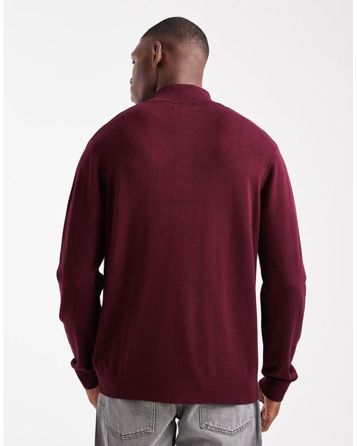 Threadbare – strickpullover in Red für Herren