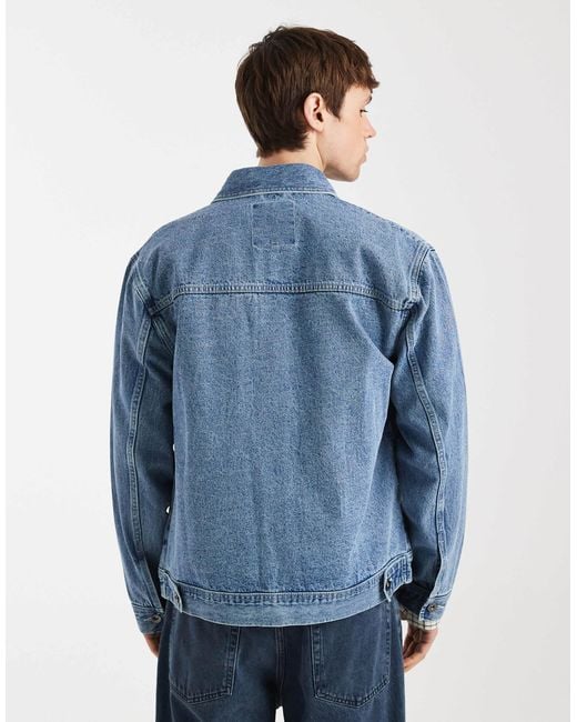 Redefined Rebel Blue Abel Denim Jacket for men