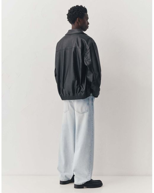 Pull&Bear – weite jeans in Blue für Herren