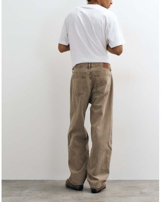 Abercrombie & Fitch Gray Relaxed Fit Jeans for men