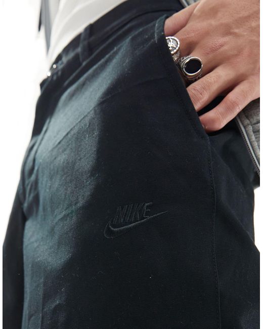 Club - pantaloncini chino neri di Nike in Black da Uomo