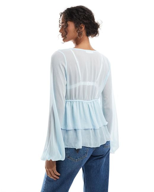 Pull&Bear White – bluse