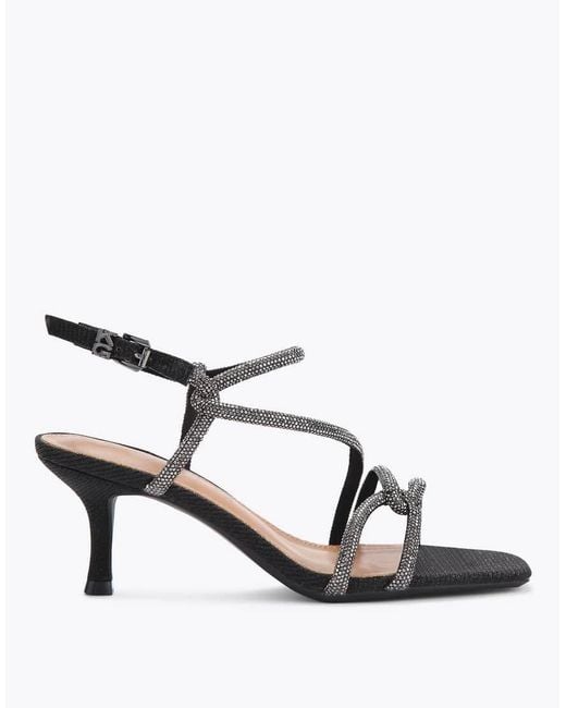 KG by Kurt Geiger Metallic Audrey Heeled Sandals