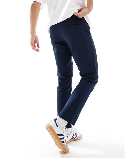 ASOS Blue Slim Chinos for men