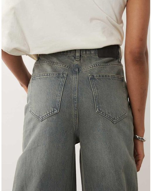 ASOS White Asos Design Tall High Waisted Wide Leg Jeans