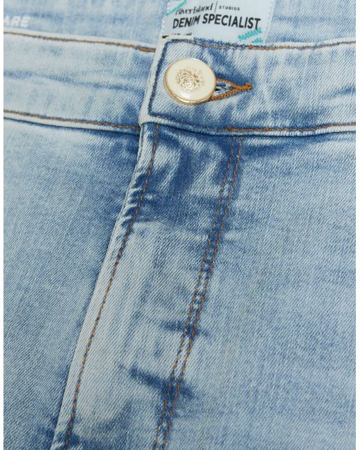 River Island Blue Tummy Hold Flare Jeans